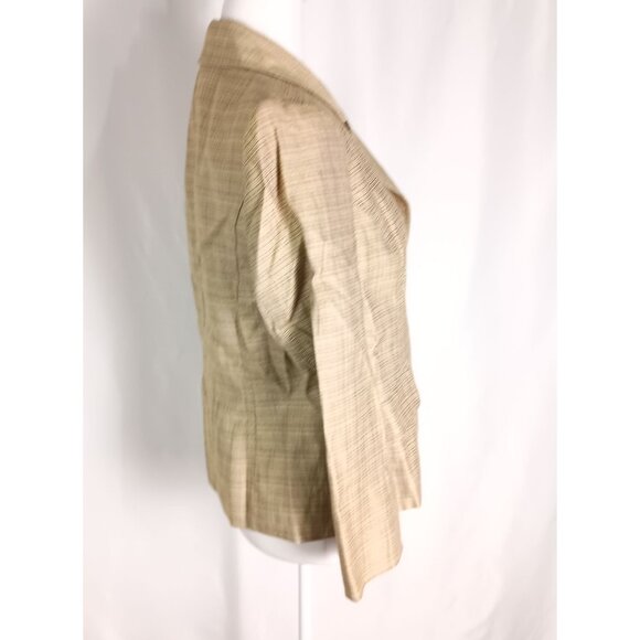 Kasper Women’s Blazer Sage Green 2 Button Lined Career Jacket Size 6 - Picture 5 of 7